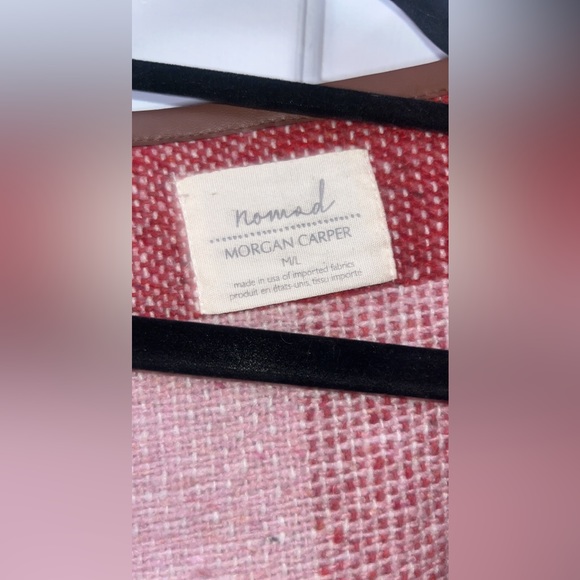 Morgan Carper by ANTHROPOLOGIE tweed Poncho - Picture 6 of 7